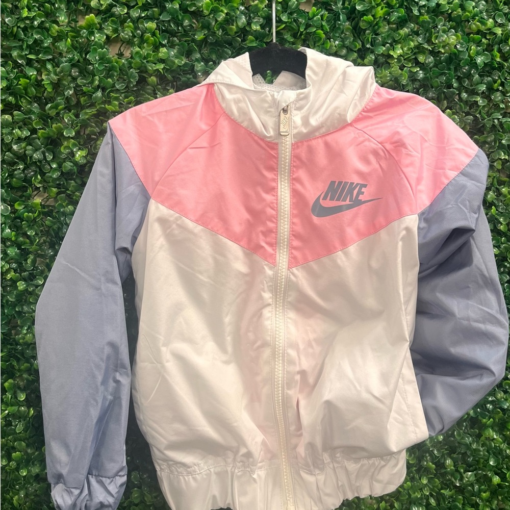 Nike Kids Pink and Gray Jacket